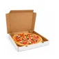 Karton na pizzę 320x320x40 biały fasonowy 3-warstwowy fala E 378g