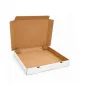 Karton na pizzę 320x320x40 biały fasonowy 3-warstwowy fala E 378g