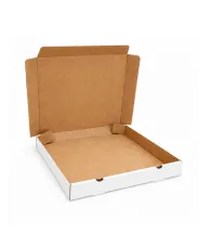 Karton na pizzę 320x320x40 biały fasonowy 3-warstwowy fala E 378g