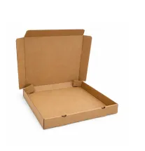 Karton na pizzę 320x320x40 szary fasonowy 3-warstwowy fala E 378g