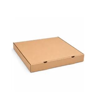 Karton na pizzę 320x320x40 szary fasonowy 3-warstwowy fala E 378g