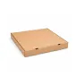 Karton na pizzę 320x320x40 szary fasonowy 3-warstwowy fala E 378g