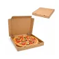 Karton na pizzę 320x320x40 szary fasonowy 3-warstwowy fala E 378g